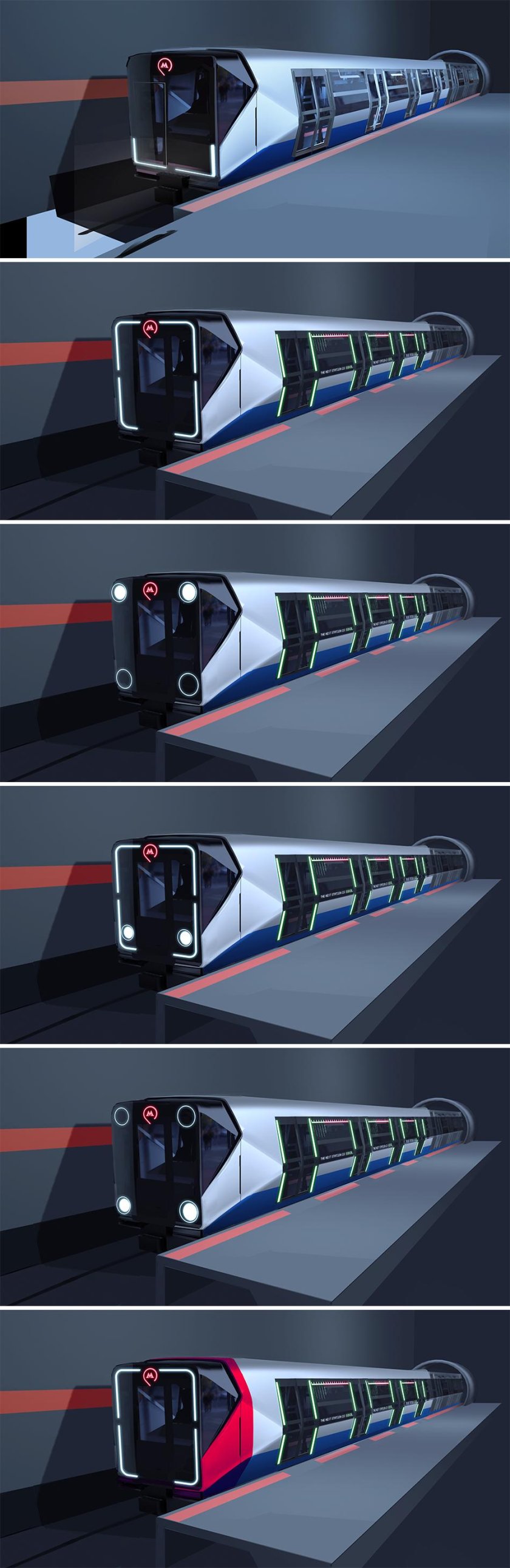 Артемий Лебедев Метропоезд концепт