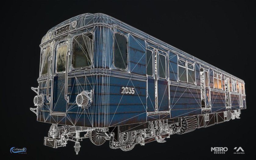 Метровагон номерной 3ds модель