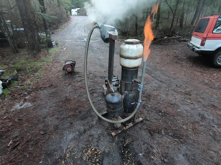 Дровяной газогенератор