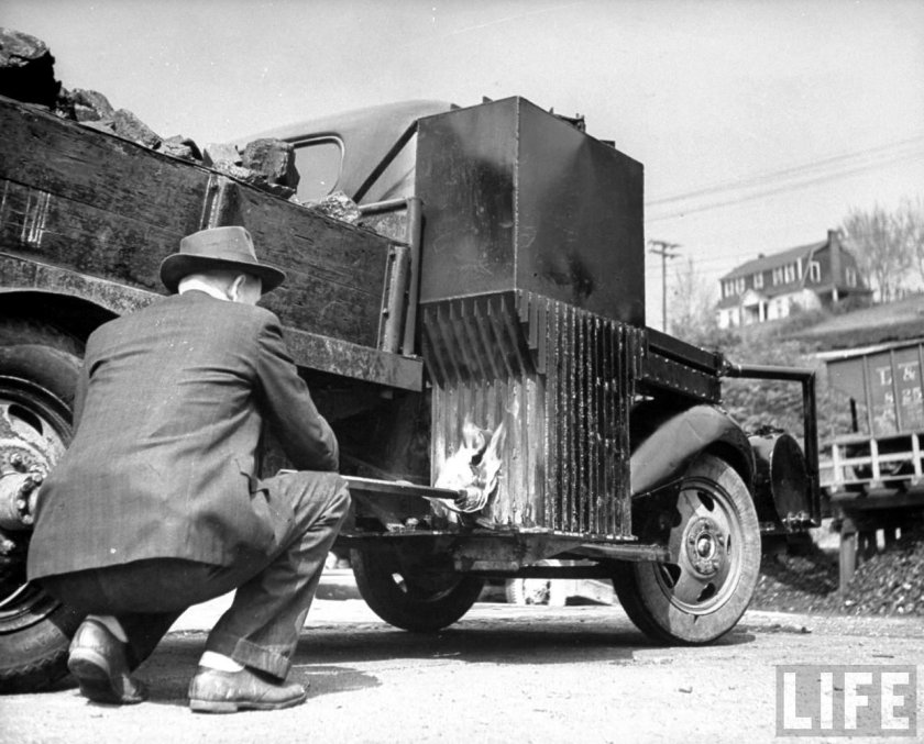 ЗИС 5 на дровах