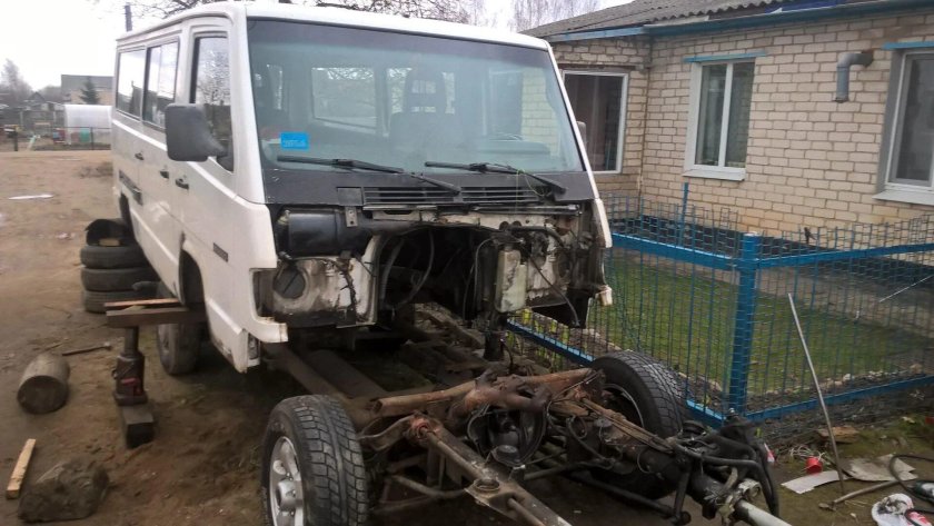 Мерседес мб100 рама