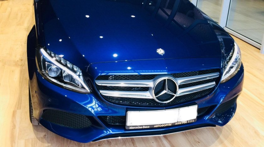 Мерседес синий бриллиант металлик