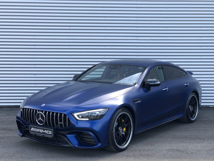 Мерседес АМГ gt 63 s синий