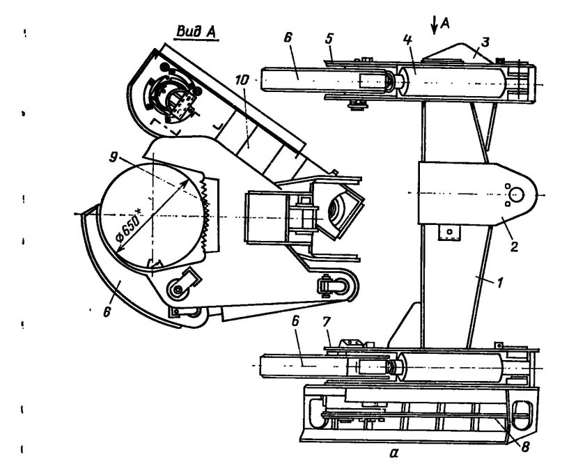 Захватно-срезающего устройства машины ЛП-19