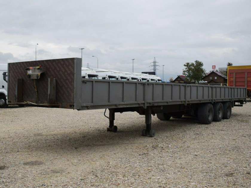 Низкорамный полуприцеп van Hool