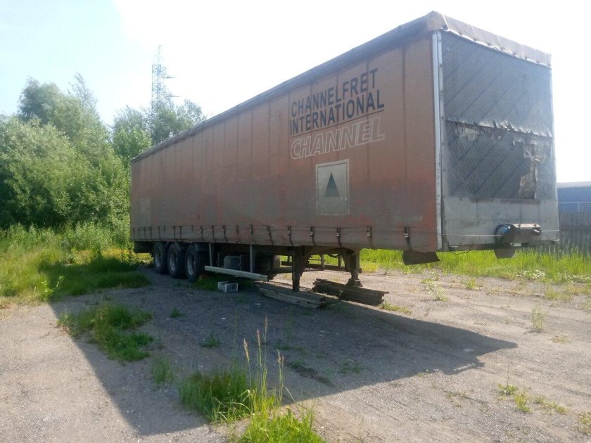 Цельнометаллический полуприцеп