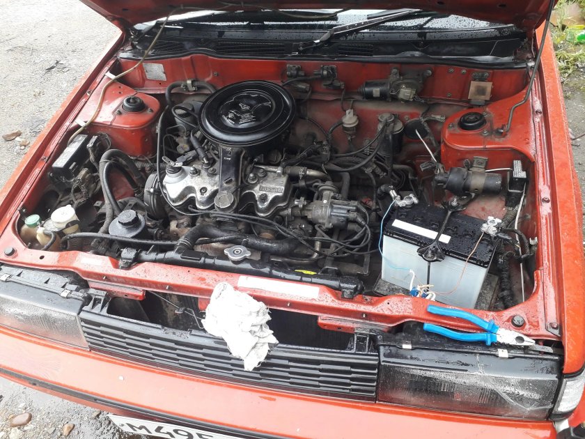 Nissan Langley 1989 мотор