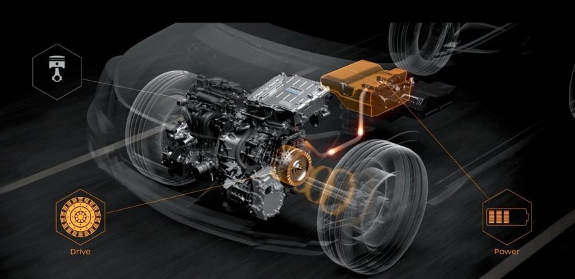 Nissan e Power трансмиссия