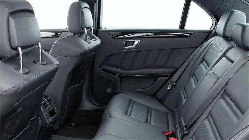 Мерседес w212 салон сзади
