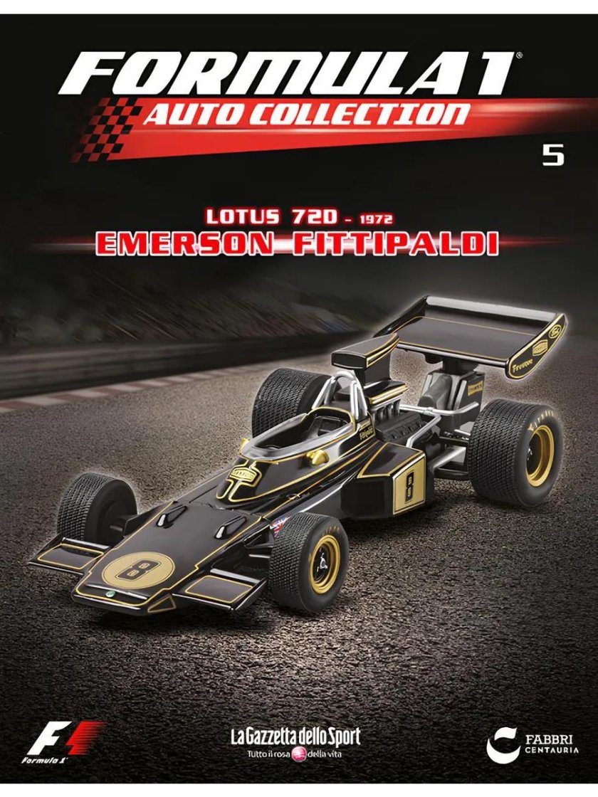 Pocher hk114 Lotus 72d - Гран-при Великобритании 1972 года - Эмерсон Фиттипальди