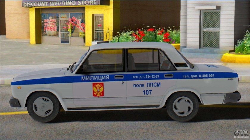 ВАЗ 2107 ППС милиция
