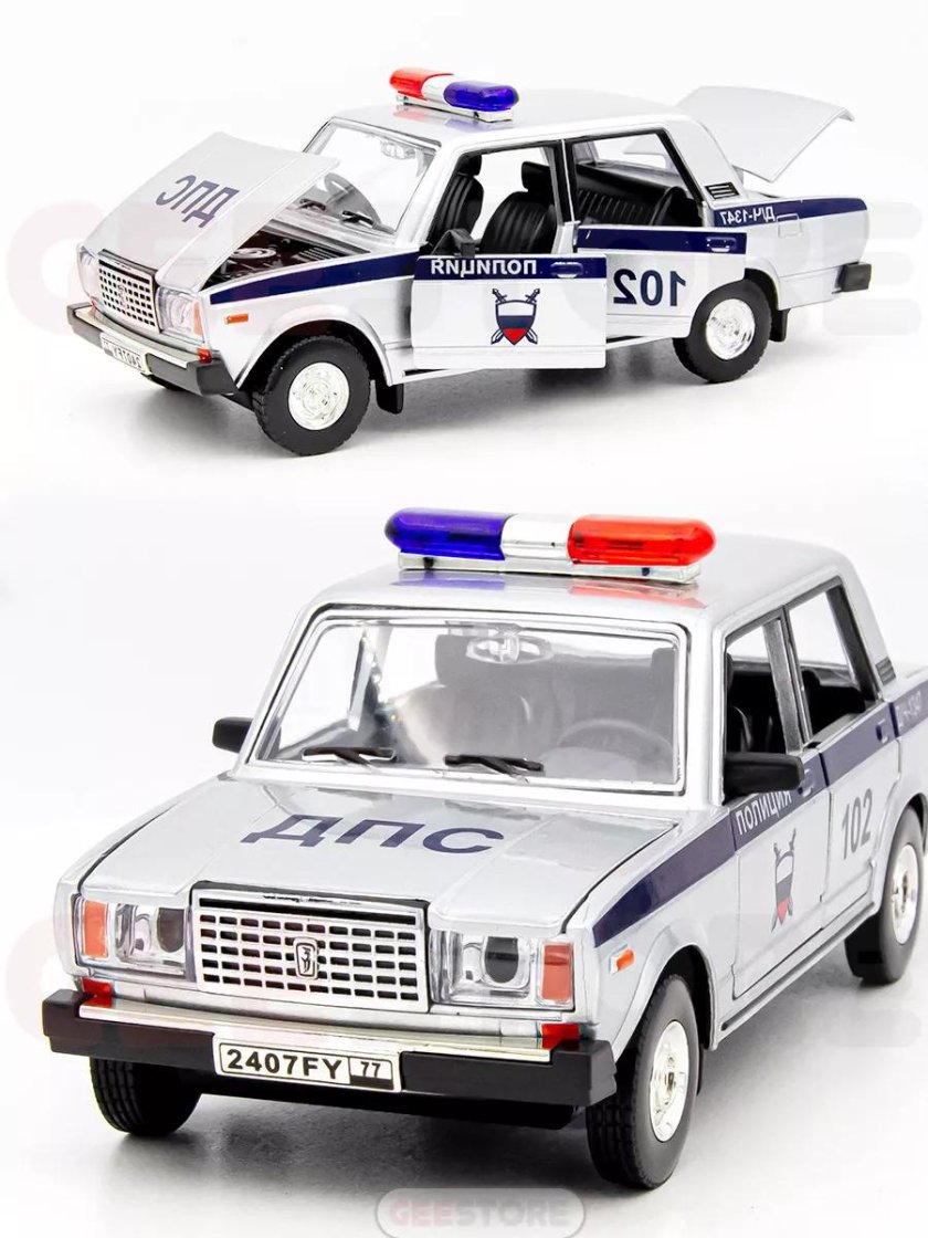 Полицейская машина ВАЗ 2107 ДПС