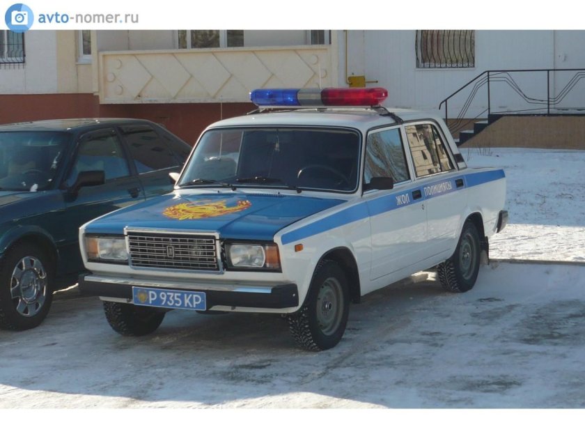 Полицейские машины Казахстана