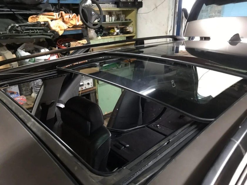 BMW x5 e70 панорамная крыша