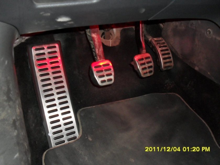 Площадка под зону отдыха левой ноги