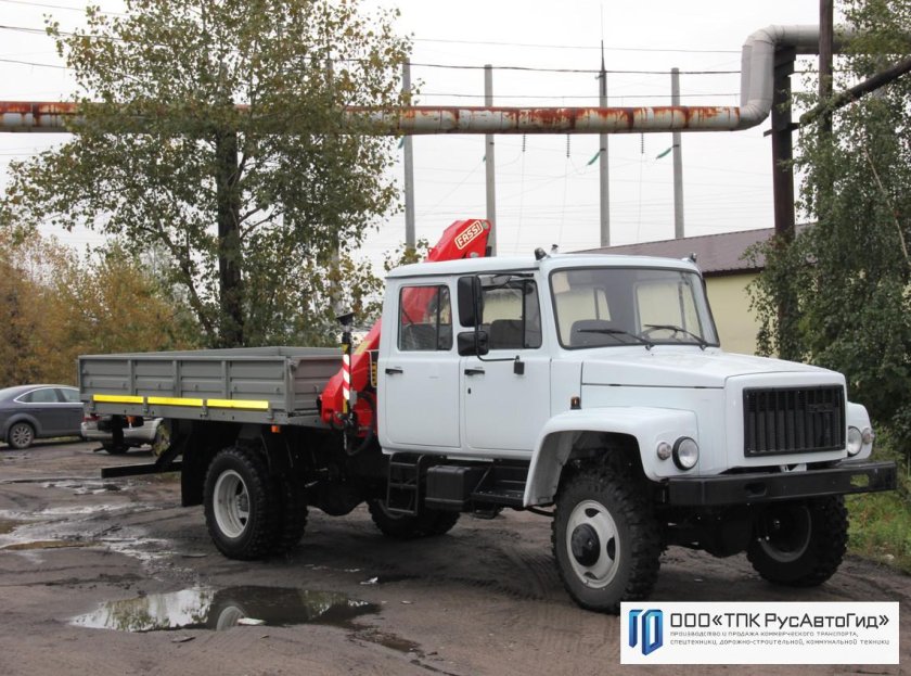 ГАЗ 33086 манипулятор