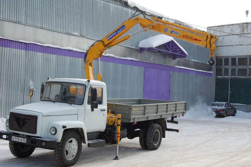 ГАЗ 3309 С КМУ