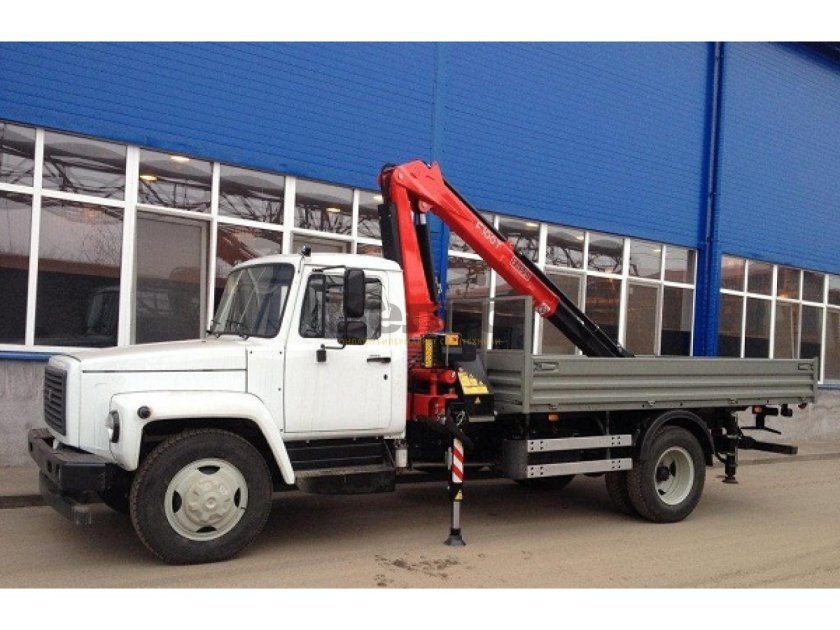 ГАЗ 3309 манипулятор