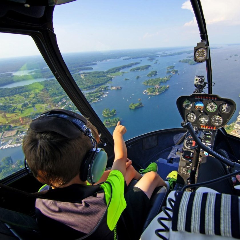 Полет на вертолете