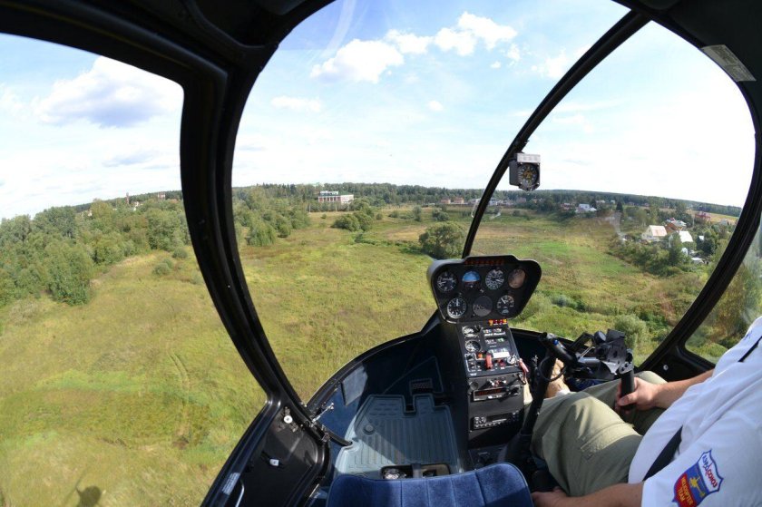 Съемка с вертолета