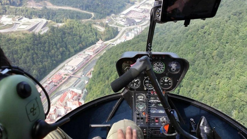 Роза Хутор вертолетные прогулки