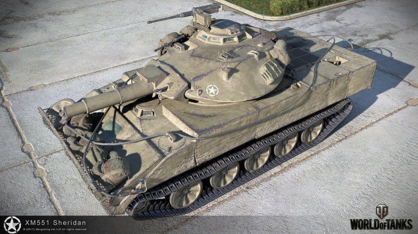 Танк xm551 Sheridan