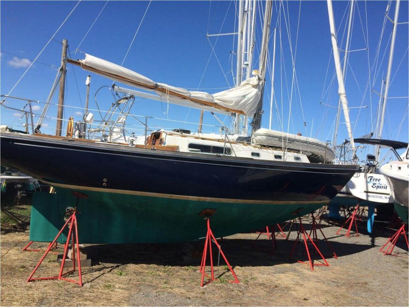 Яхта с длинным килем