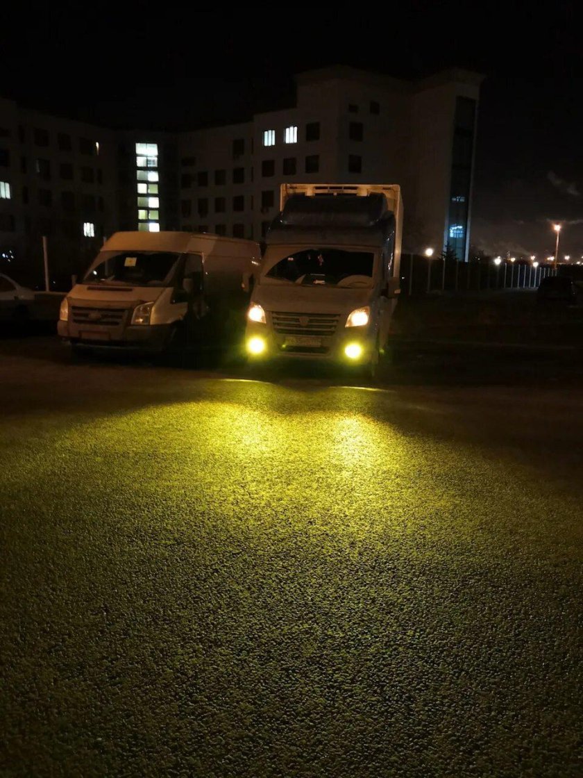 Противотуманки на Газель Некст светодиодные