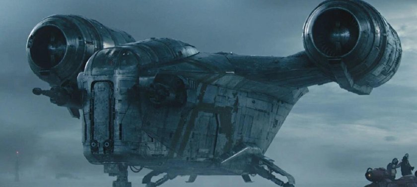 Лезвие бритвы, космический корабль мандалорца