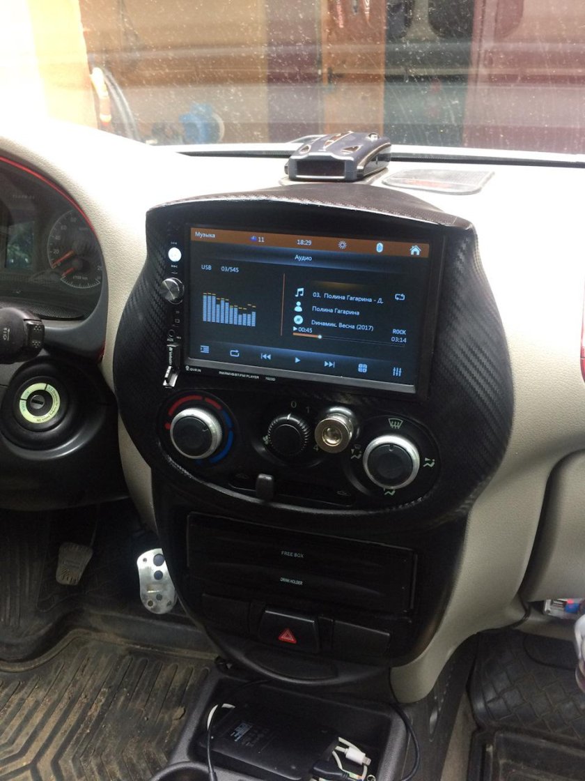Лада Калина 1 магнитола 2 din