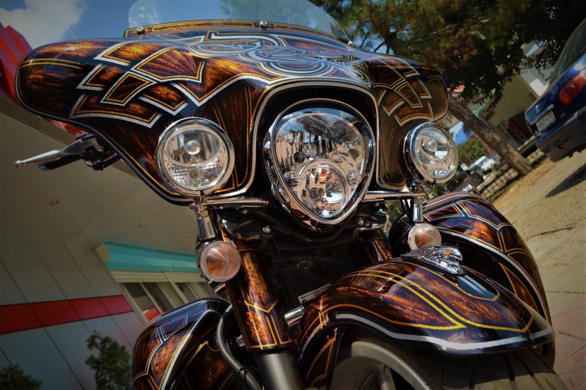 Кастом покраска мотоцикла