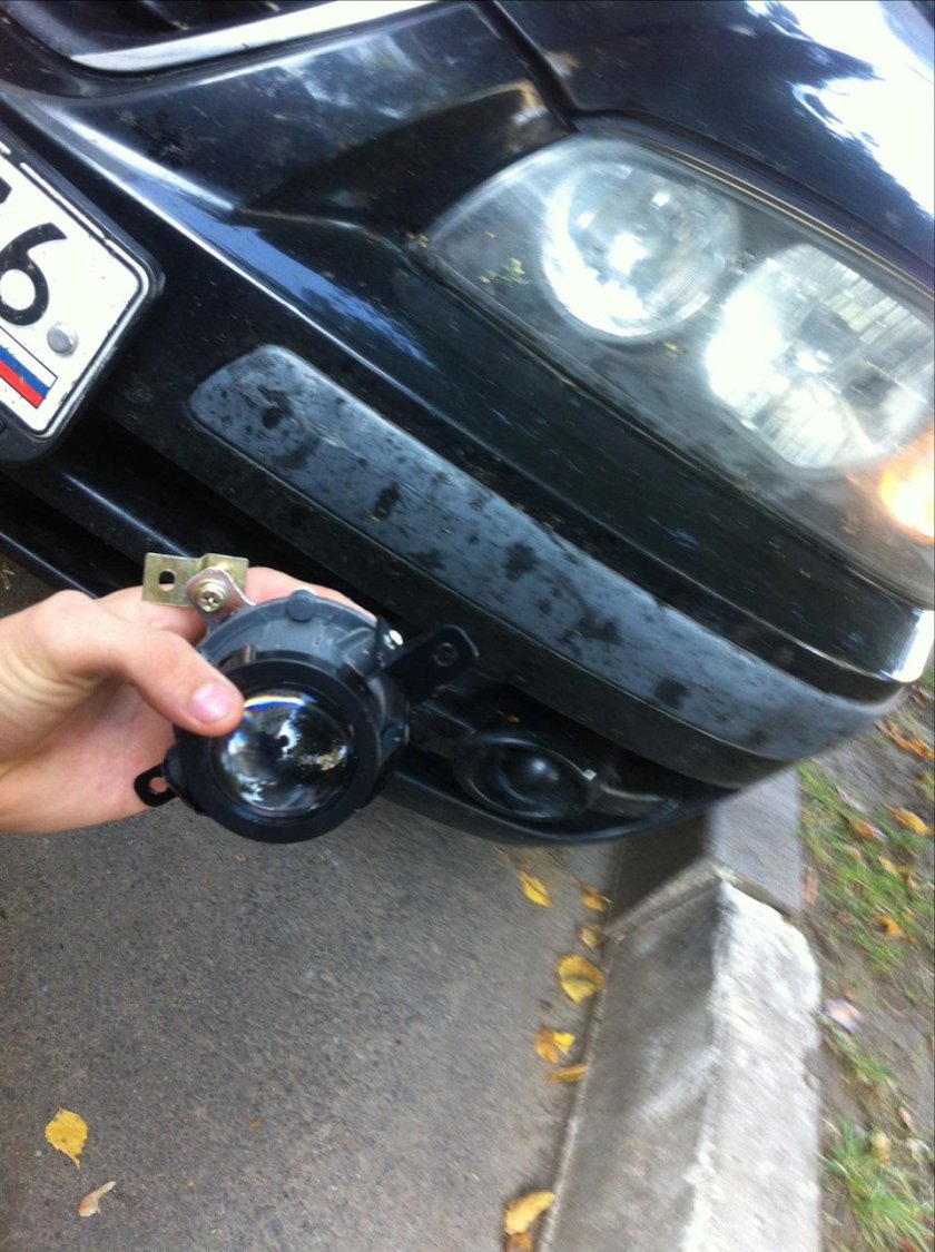 Хендай Элантра 2004 туманки