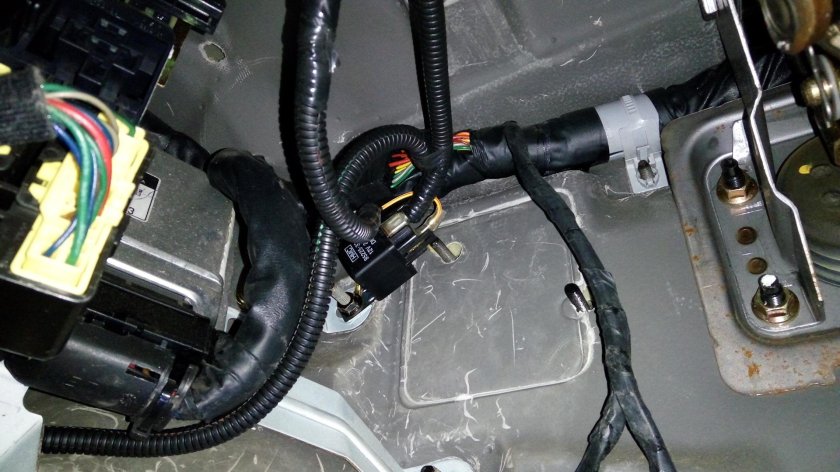 Проводка противотуманных фар Хендай акцент