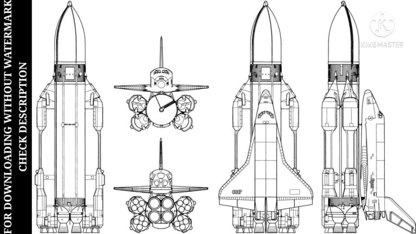 Шаттл Буран чертежи
