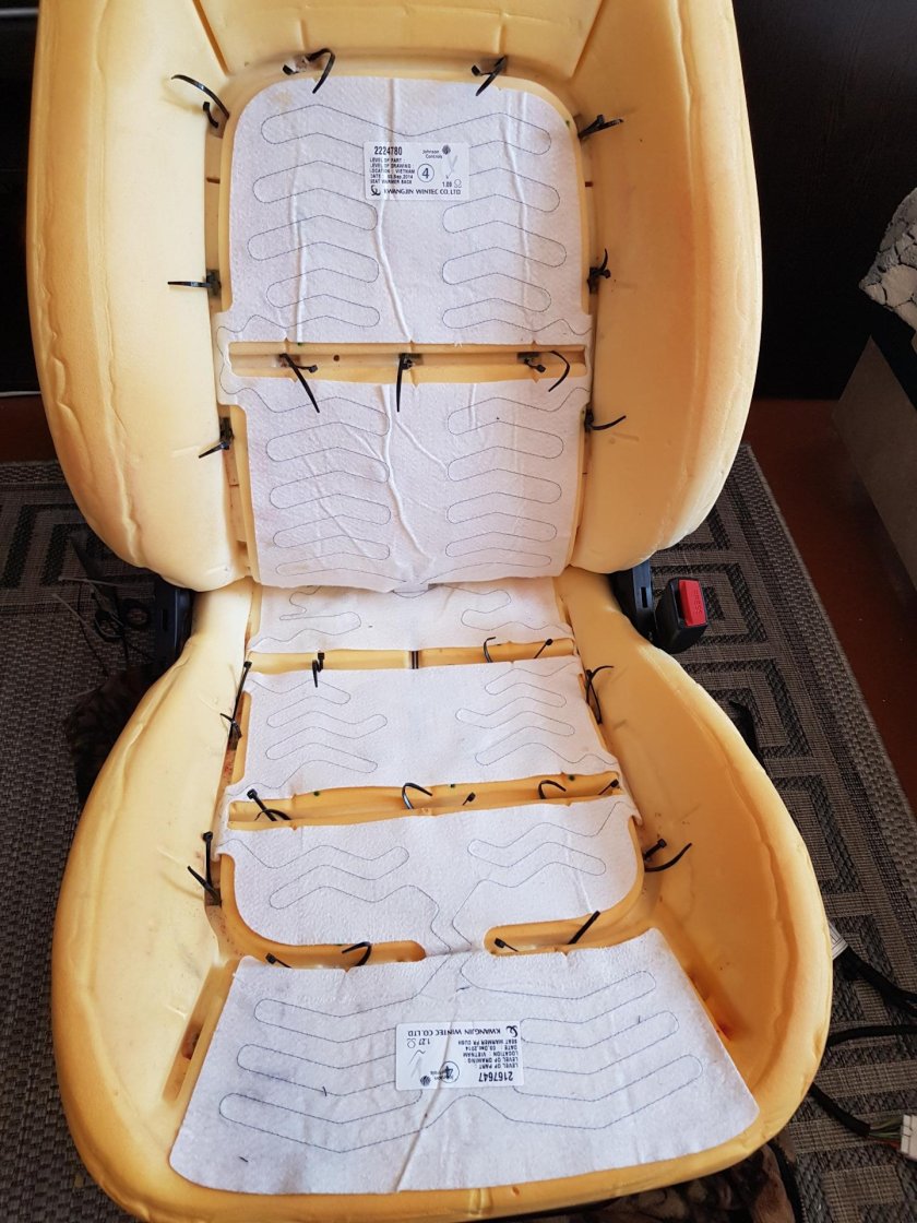 Подогрев сидений Киа Рио 2 2010