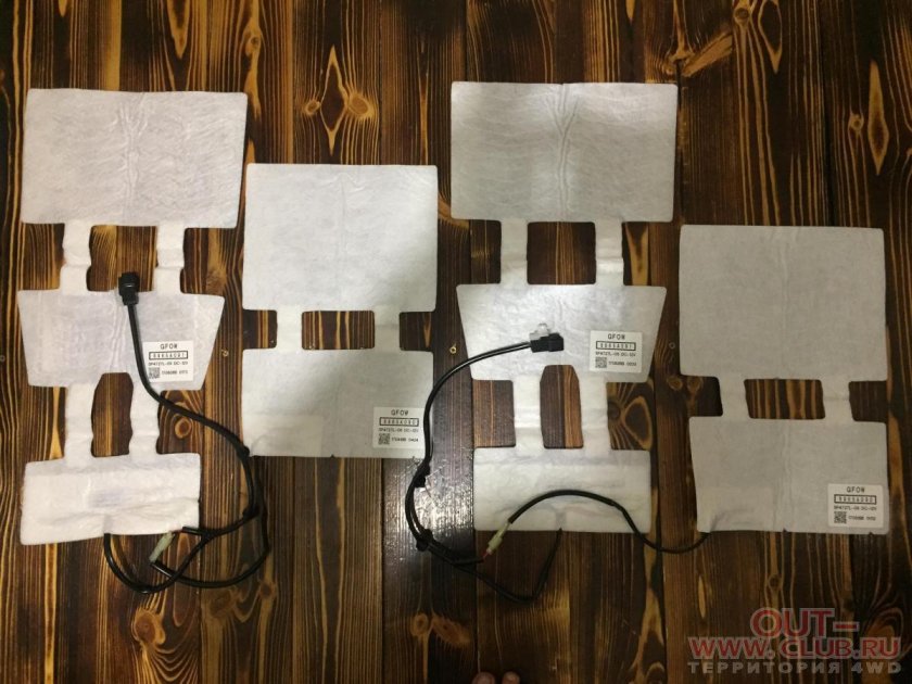 Маты подогрева сидений Mitsubishi