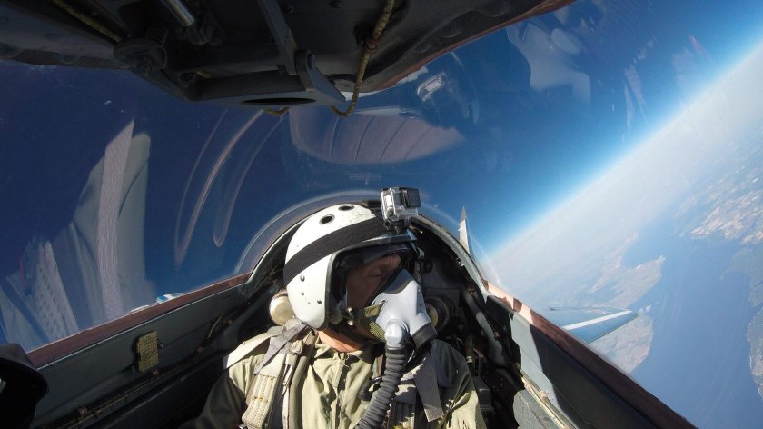 Полет в стратосферу на миг-29