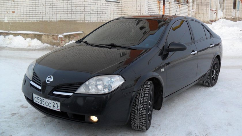 Nissan primera p12 черный