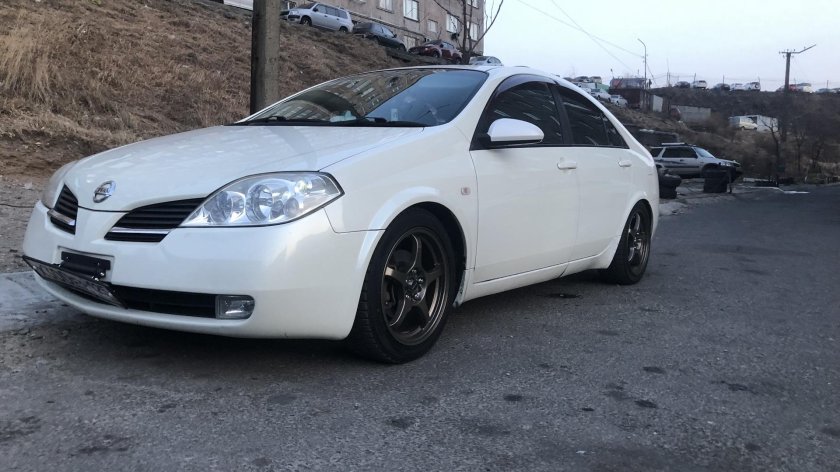 Nissan primera p12 белая