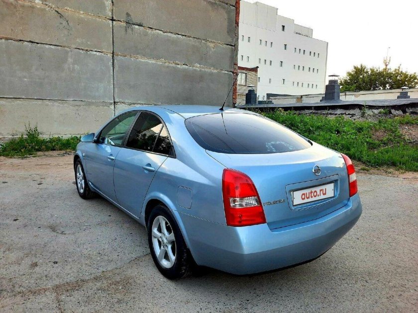 Ниссан примьер p12 голубой цвет