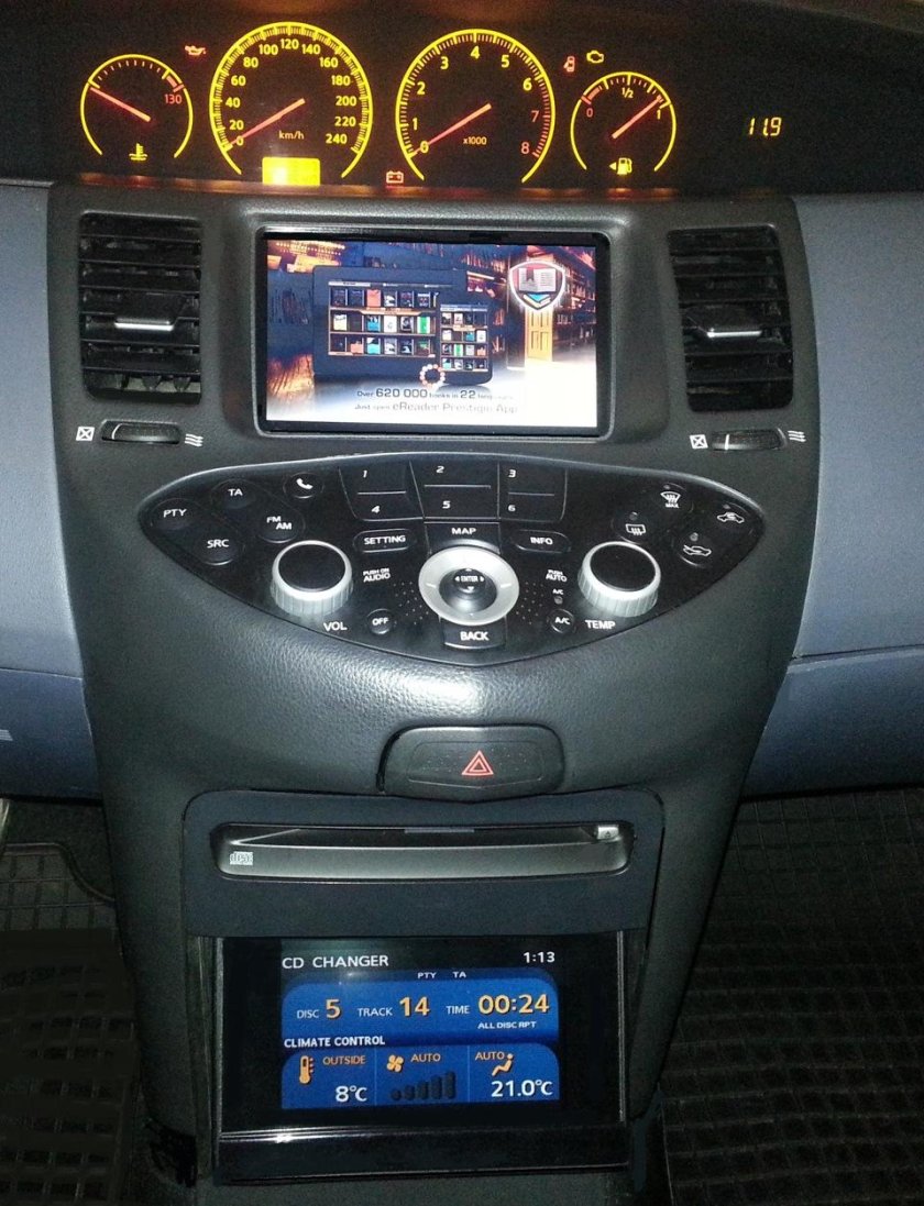 Nissan primera p12 магнитола
