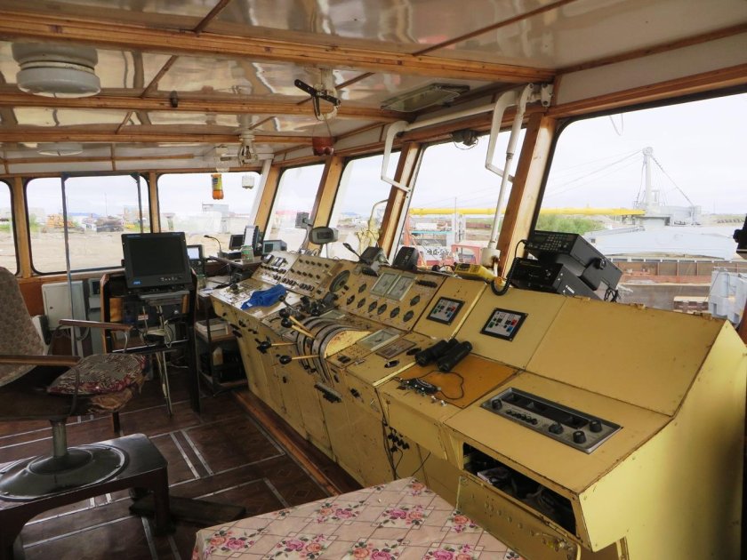 Рулевая рубка сухогрузного судна