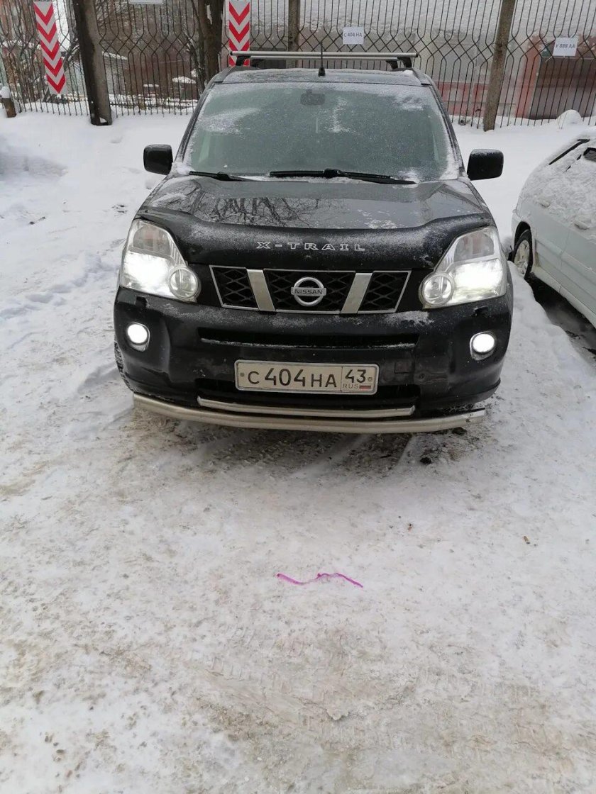 X Trail t31 противотуманки светодиодные