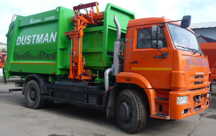 Мусоровоз КАМАЗ С боковой загрузкой 53605
