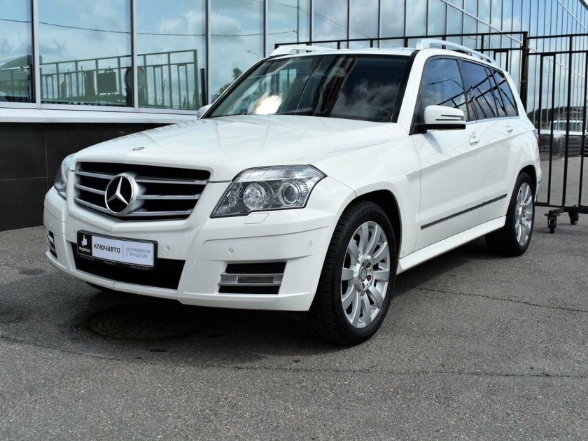 Мерседес GLK 220 белый