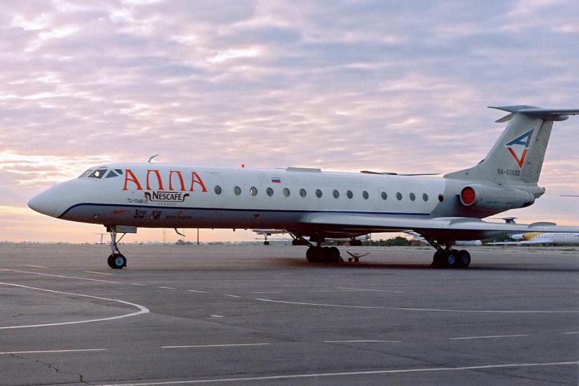 Самолет Аллы Пугачевой ту-134