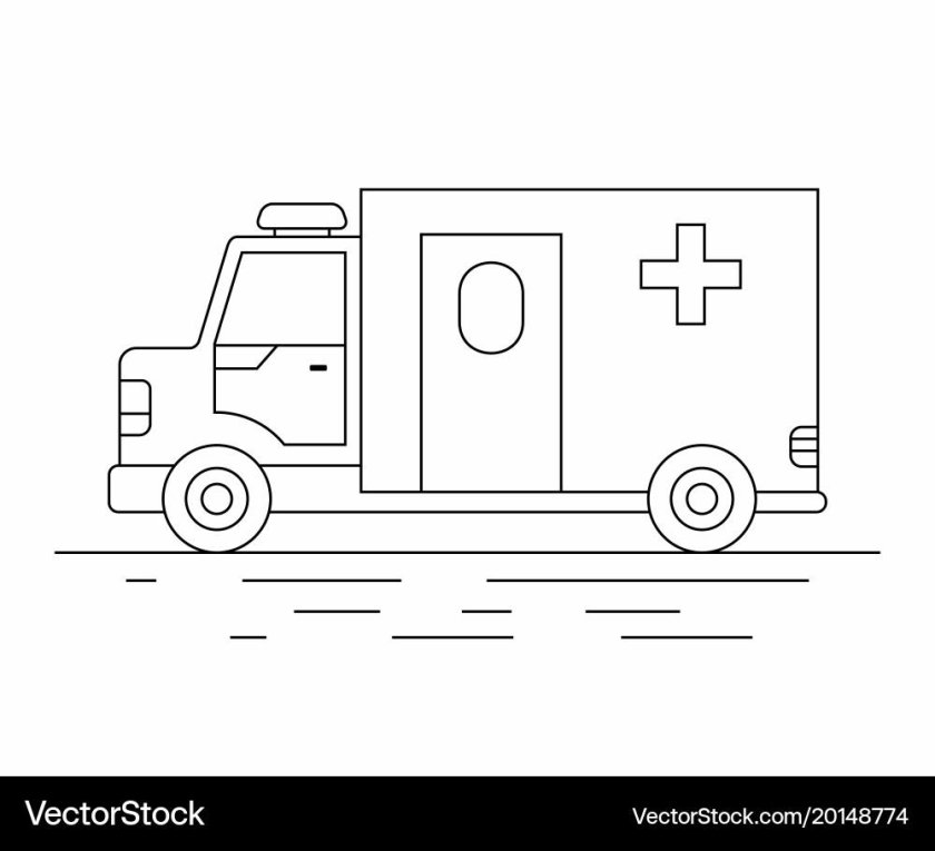 Мусоровоз раскраска для малышей