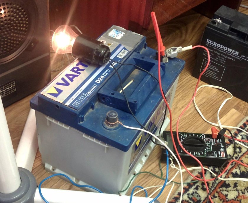 Зарядка аккумулятора