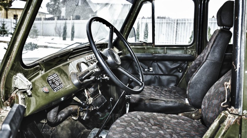 УАЗ 469 военный салон