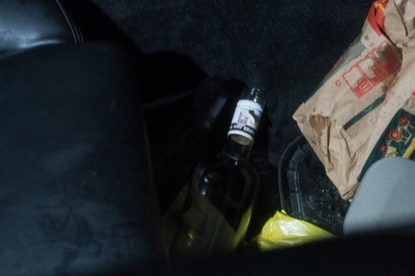 Пиво в машине